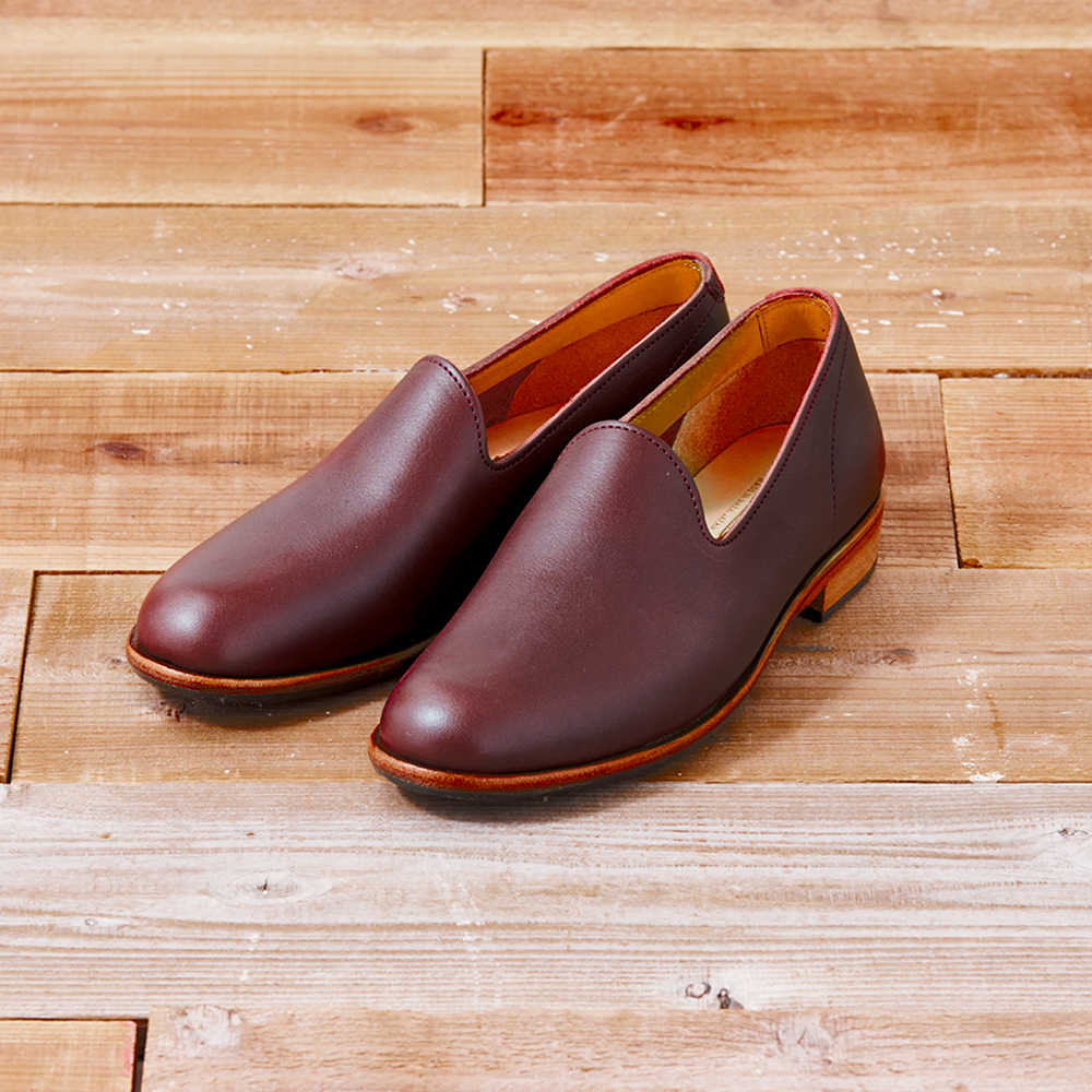 一枚革スリッポン