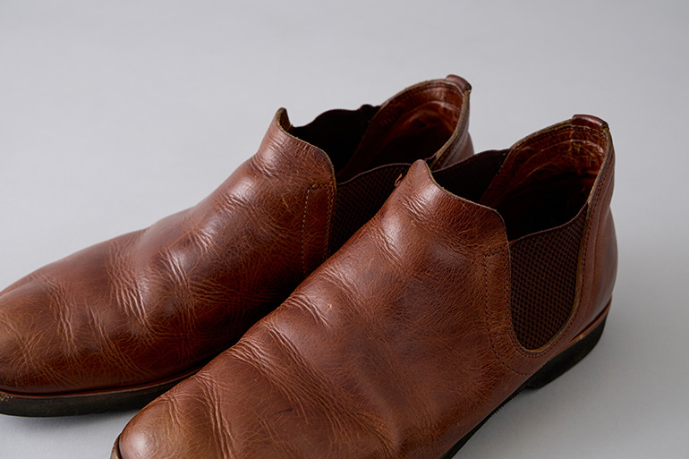 KOTOKAの経年変化 (たつの蝋引きレザー) | 奈良の靴 − KOTOKA などの革靴