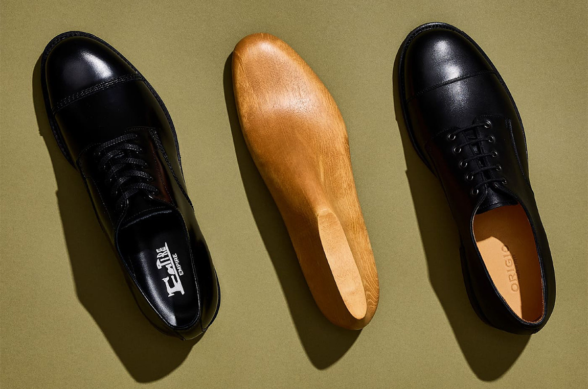 「奈良木型」と「奈良木型の靴」